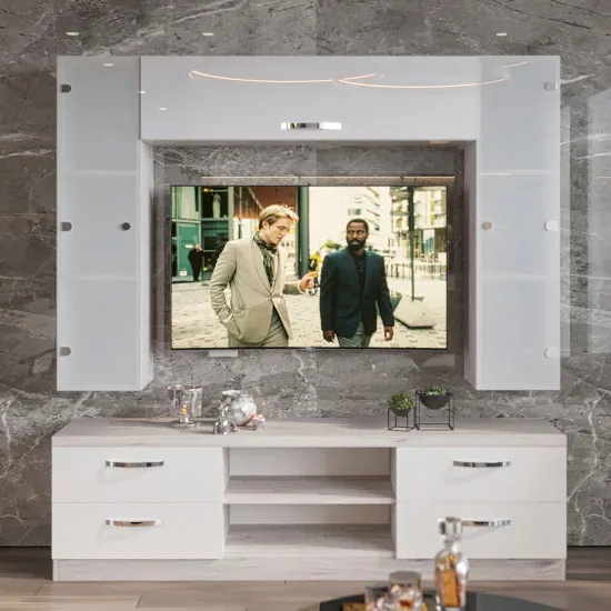 Living Bafimob X-4 (180 cm), Corton Stejar/Alb Luciu