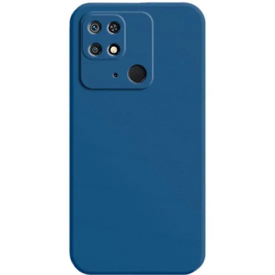 Чехол Helmet Liquid Silicone для Xiaomi Redmi 10C, Blue