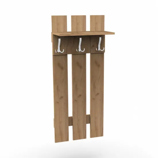 Вешалка настенная ML-Mobila №2 Дуб золотой