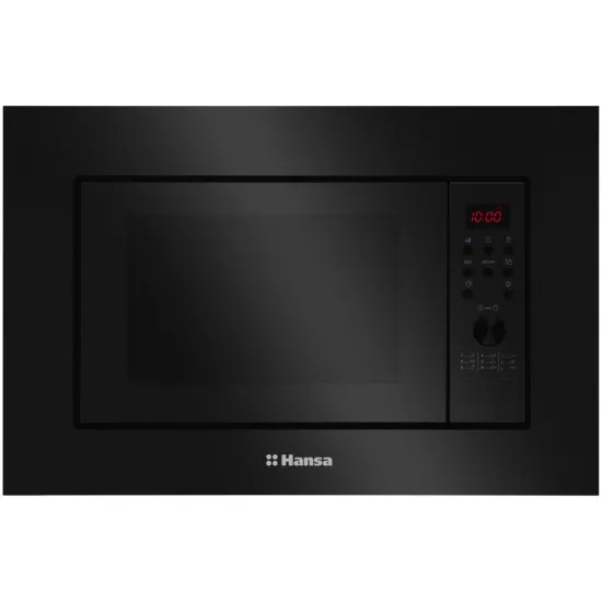СВЧ-печь встраиваемая Hansa AMGB20E2GB Black (20 л/700 Вт)