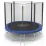 Trambulină Jumi Motion Motion OM-710184, 252 cm, plasă externă, Black/Blue