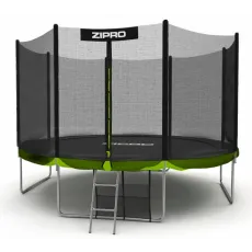 Trambulină Zipro Jump Pro Black/Green (374 x 260 cm)