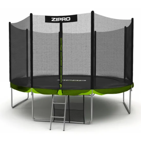 Батут Zipro Jump Pro Black/Green (374 x 260 см)