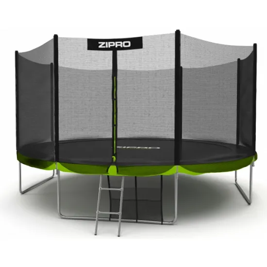 Trambulină Zipro Jump Pro Black/Green (435 cm)