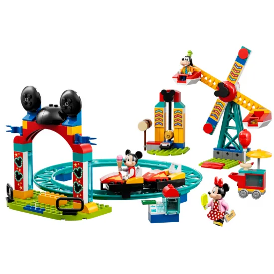 Lego Disney Mickey and Friends 10778 Constructor Distracție la bâlci cu Mickey, Minnie și Goofy
