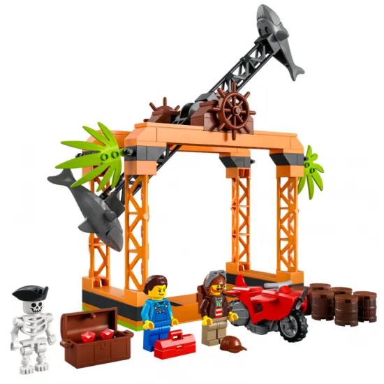 Lego City 60342 Конструктор Трюковое испытание Нападение акулы