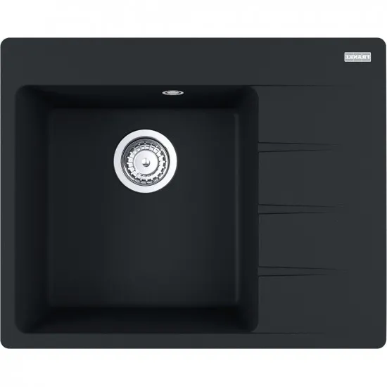 Chiuvetă de bucătărie Franke CNG 611/211-62,620х500 mm, Negru mat (114.0633.131)