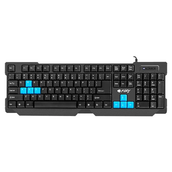 Клавиатура проводная Fury Hornet Black
