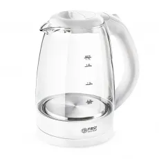 Fierbător electric First FA-5404-1-WI Glass/White (1,7 l/2200 W) Fierbător electric First FA-5404-1-WI Glass/White (1,7 l/2200 W)