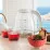 Fierbător electric First FA-5404-2-WI Glass/White (1,7 l/2200 W)