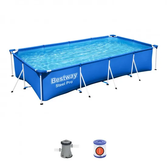 PiscinÄ? cu cadru Bestway Steel Pro 56424