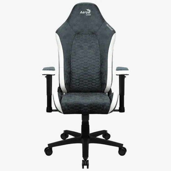 Fotoliu de gaming Aerocool Crown AeroSuede, Steel Blue