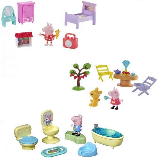 Peppa Pig F2513 Игровой набор Маленькие комнаты Свинки Пеппы