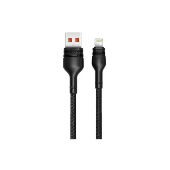 Cablu XO USB 2.0/Lighting, Black (NB55)