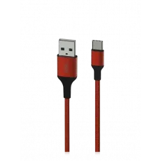 Cablu XO USB 2.0/USB Type-C, Red (NB143)