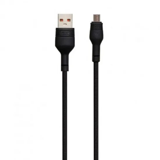 Cablu XO USB 2.0/micro-USB, Black (NB55)