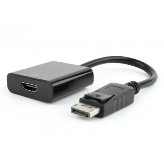 Видеоадаптер Cablexpert DisplayPort (M)/HDMI (F), Black (AB-DPM-HDMIF-002)