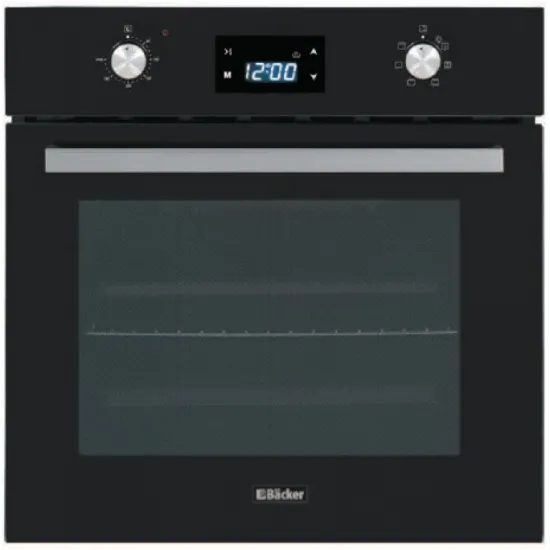 Cuptor electric Backer BCE-5262 TOUCH BL, Black