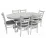 Набор мебели Eva Стол HV-31N White + 6 стульев COCO (White, NV-10WP Grey )