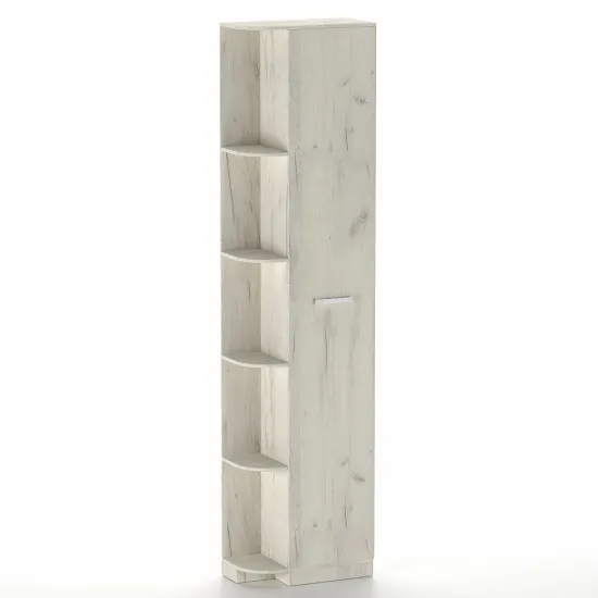 Dulap de capăt ML-Mobila Gamma 20 (54,6 cm), Stejar craft alb