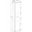 Dulap de capăt ML-Mobila Gamma 20 (54,6 cm), Stejar craft alb
