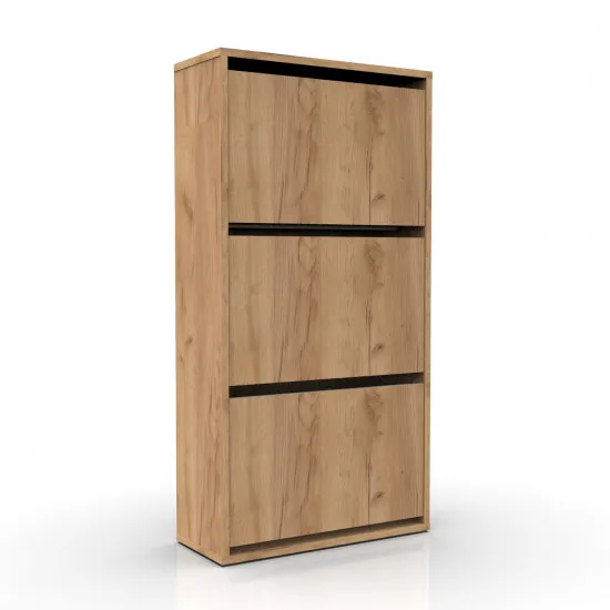 Tumbă pentru încălțăminte ML-Mobila ML-2 (60 cm), Stejar auriu