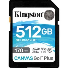 Карта памяти SDHC 512 ГБ Kingston Canvas Go! Plus (SDG3/512GB) Карта памяти SDHC 512 ГБ Kingston Canvas Go! Plus (SDG3/512GB)