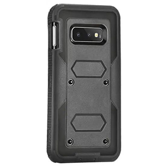 Husă Helmet Carbon Shockproof pentru Samsung Galaxy S10E, Black
