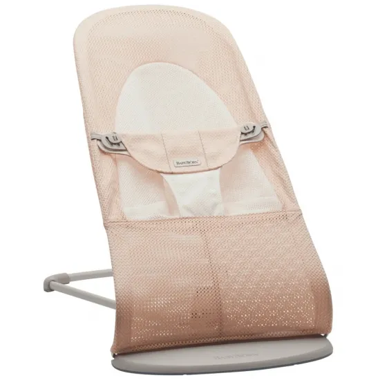 Balansoar BabyBjorn Balance Soft Pink/White, Mesh