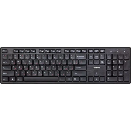 Клавиатура беспроводная Sven KB-E5900W Black