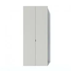 Dulap Fabrik Home Hardy cu 2 usi, 90x55x220 cm, Gray Mat