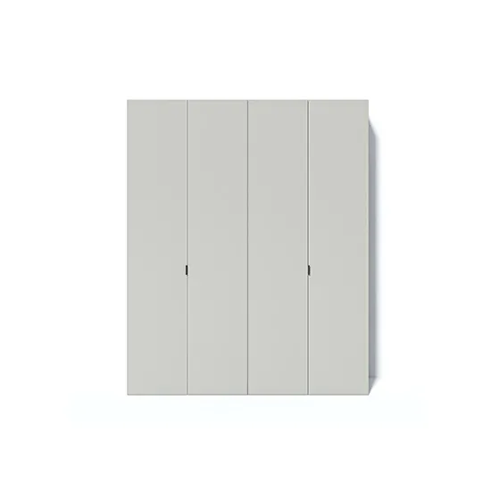 Dulap FabrikHome Hardy (180 cm) 4 uși, Gray Mat