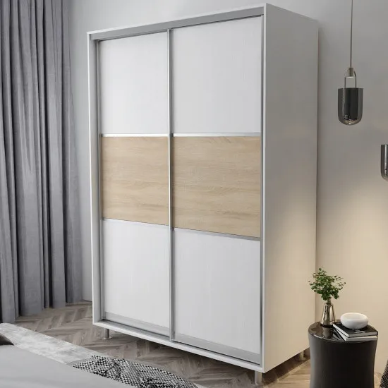Шкаф купе Mobildor Aron K (140 см), White