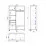 Шкаф купе Mobildor Aron K (140 см), White