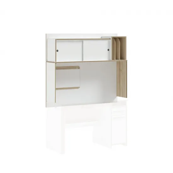 Unitate de birou Modera 20.50.1106.00, Alb / lemn natural