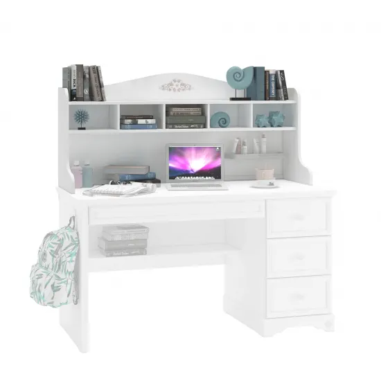 Unitate de birou Cilek Rustic White 20.72.1102.00, Alb