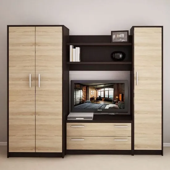 Стенка PS Луч 1 (225 см), Wenge /Chamonix deschis