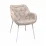 Стул Decoprim Lotus, Catifea Capucino HLR-7+White legs