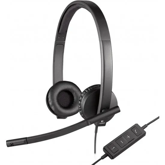 Căşti Logitech H570e Stereo Black
