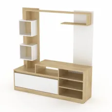 Living Kompanit Milana (150 cm), Oak Sonoma/White Living Kompanit Milana (150 cm), Oak Sonoma/White