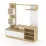 Living Kompanit Milana (150 cm), Oak Sonoma/White