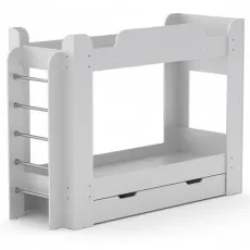 Pat supraetajat Kompanit Твикс, 70 x 190 cm, White Pat supraetajat Kompanit Твикс, 70 x 190 cm, White