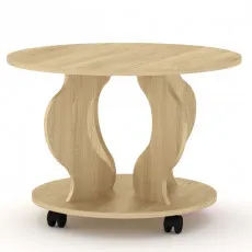 Măsuţă cafea Kompanit Ring, Oak Sonoma