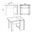 Masă pentru bucătărie Kompanit 1, Wenge