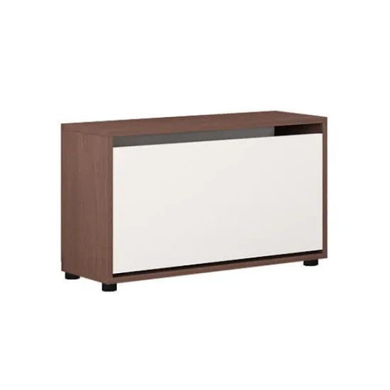 Tumbă pentru încălțăminte Mobildor Leo 60, Wenge/White