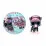 L.O.L Surprise! 585312 Papusa Glitter Color Change Pets with 5 Surprises, 6 cm