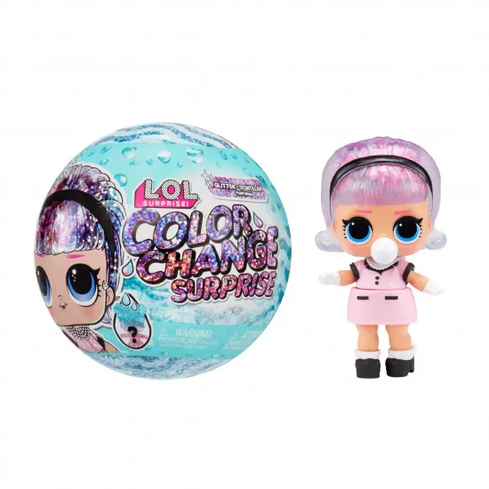 L.O.L Surprise! 585299 Кукла Glitter Color Change Dolls with 7 Surprises, 8 см