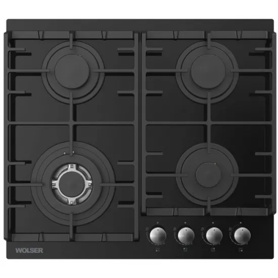 Plită gaz Wolser WL-BRD 6400 GBN Black FFD