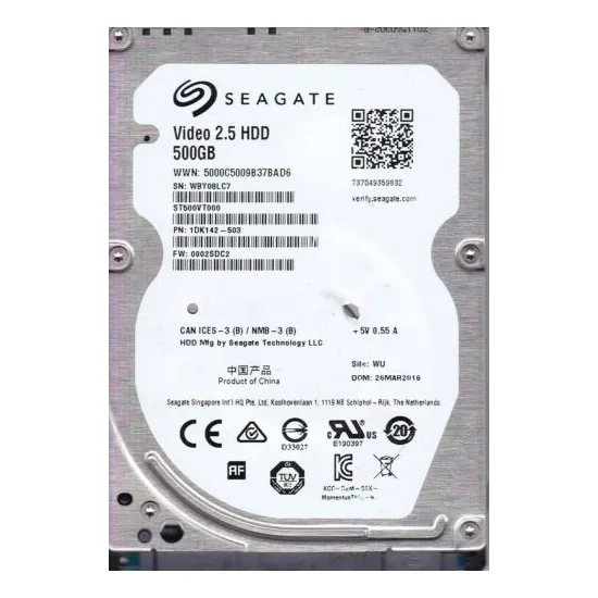2.5" Unitate HDD 500 GB Seagate ST500VT000-NP