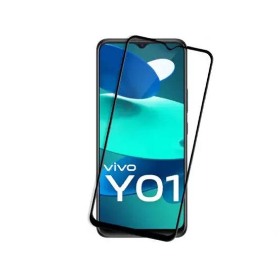 Защитное стекло Helmet Diamond Glass 4D Black для Vivo Y01